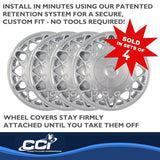 15 Inch Chrome Plated Wheel Cover Set (MPN: IWC44115C)