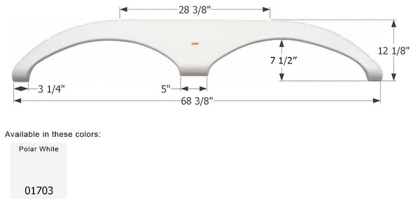 Icon Fender Skirt for Gulfstream Mako Models (MPN: 01703)