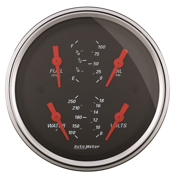 AutoMeter Fuel Level Oil Pressure Voltmeter Water Temperature (MPN: 1414)
