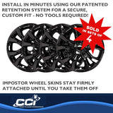 Coast To Coast Impostor Wheel Skin 18 Inch (MPN: IMP467BLK)