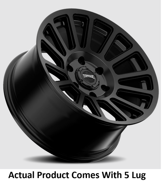 Torque Wheels 17 Inch Satin Black Wheel (MPN: TW413R-17857304-12)