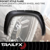 TrailFX Fender Flares (MPN: TFT3004S)