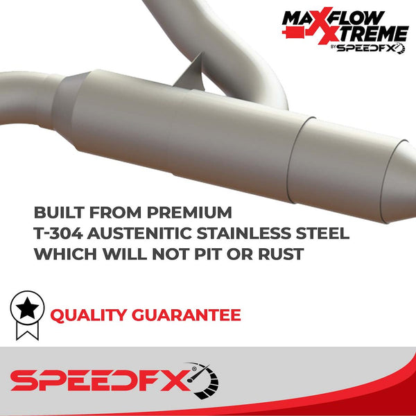 SpeedFX MaxFlow Xtreme Exhaust System Kit (MPN: 50601)