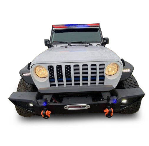Black Horse Offroad Bumper With Winch Slot (MPN: AFB-WR19)