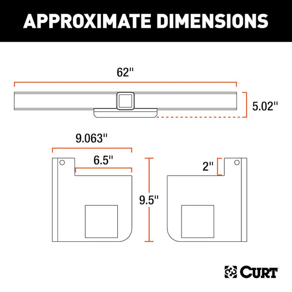 CURT Trailer Hitch Rear (MPN: 15925)