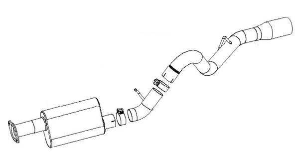 Advanced FLOW Engineering Exhaust System Kit (MPN: 49-46209)
