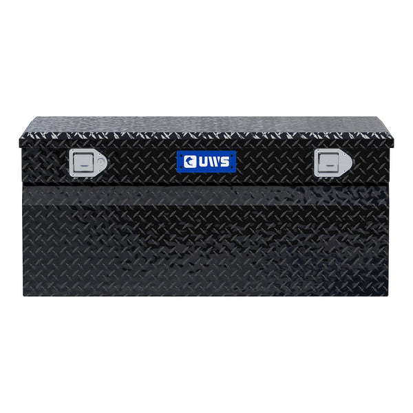 UWS 42-Inch Gloss Black Heavy-Wall Aluminum Wedge Truck Storage Box (MPN: EC20232)