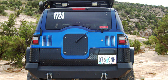 Warrior Steel LED Tail Light Assembly (MPN: 3965-RAW)