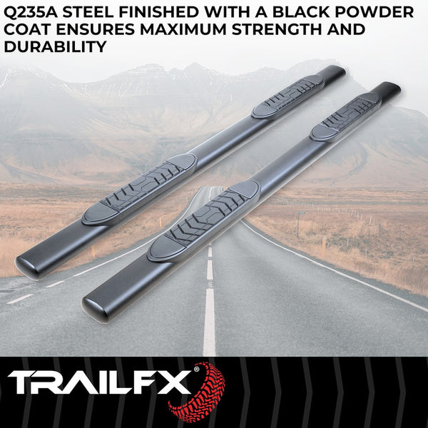 TrailFX 5 Inch Oval Straight Side Bars (MPN: A7100T)