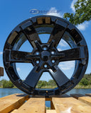 OE Wheels CV41B 22 Inch Aluminum Wheel (MPN: CV41B-22090-6550-24B)