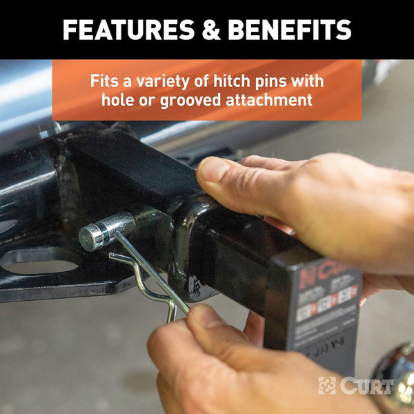 Trailer hitch pin clip set (MPN: 21602)