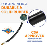 Flame King Propane Feed Hose (MPN: E12INPT)
