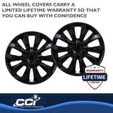Coast To Coast 14 Inch Wheel Cover Set (MPN: 106114BLK)