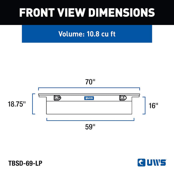 UWS Crossover Deep Low Profile Tool Box (MPN: EC10791)