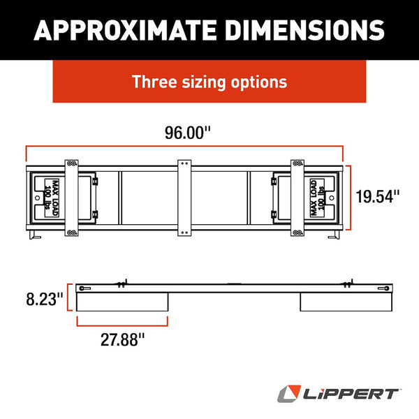 Lippert Components Chassis Mounted Storage Rack (MPN: 175180)