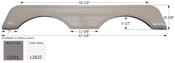 Icon Fender Skirt for Tandem Axle (MPN: 12820)