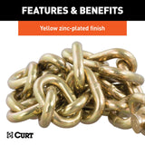 CURT Heavy-Duty Trailer Safety Chain (MPN: 80304)