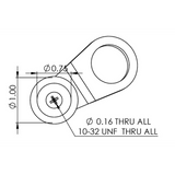 Taco Aluminum Quick Release Fender Lock (MPN: F18-0186VEL-1)