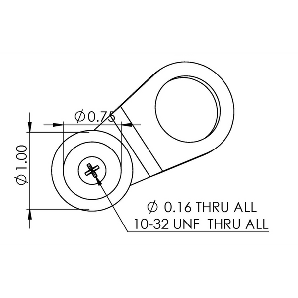 Taco Aluminum Quick Release Fender Lock (MPN: F18-0186VEL-1)