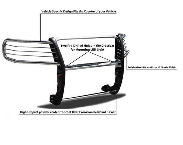 Black Horse Off Road Grille Guard (MPN: 17A098900MSS)