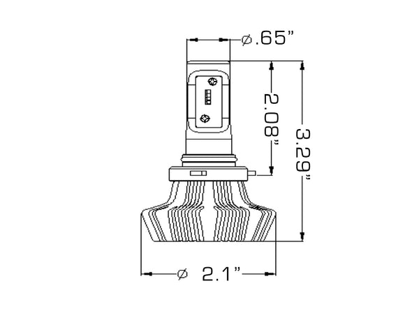 Oracle Lighting H10 LED Headlight Bulb (MPN: 5234-001)