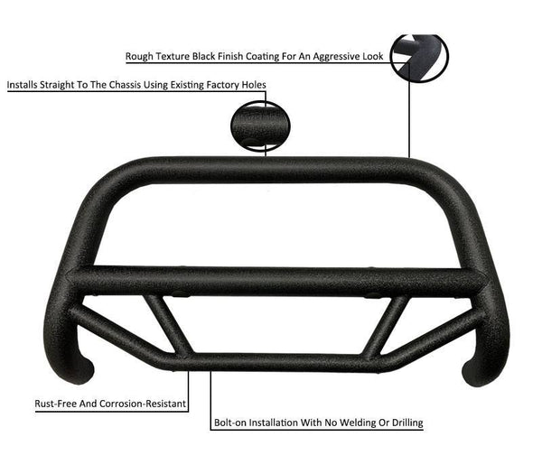 Black Horse Off Road Bull Bar (MPN: MBT-MT0112)