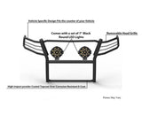 Black Horse Grille Guard Kit (MPN: 17GC15MA-PLB)