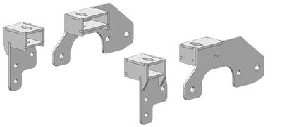 PullRite Fifth Wheel Trailer Hitch Mount Kit (MPN: 4422)