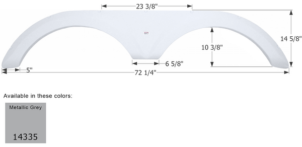 Icon Fender Skirt for Jayco RVs (MPN: 14335)