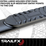 TrailFX 4 Inch Oval Tube Side Steps (MPN: A1018T)