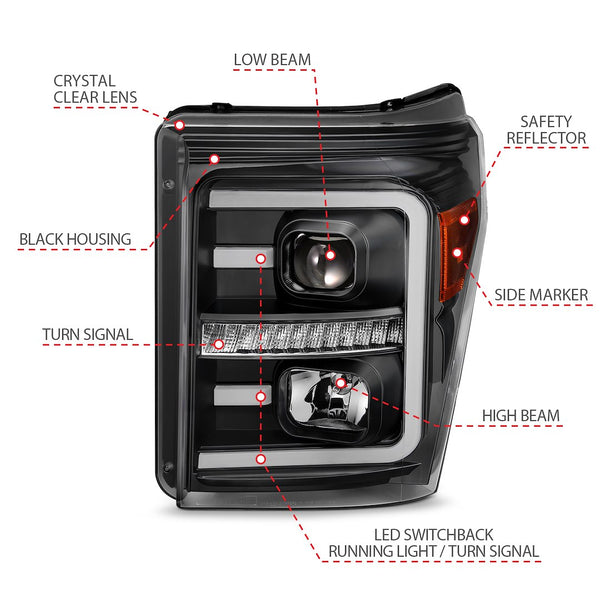 AnzoUSA Headlight Assembly (MPN: 111406)