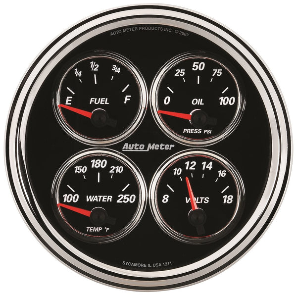 AutoMeter Designer Black II Gauge Set (MPN: 1211)