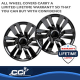 Coast To Coast 15 Inch Wheel Cover Set (MPN: IWC53415BLK)
