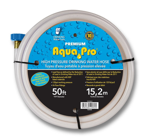 Aqua Pro Fresh Water Hose 50 Feet (MPN: W20865)