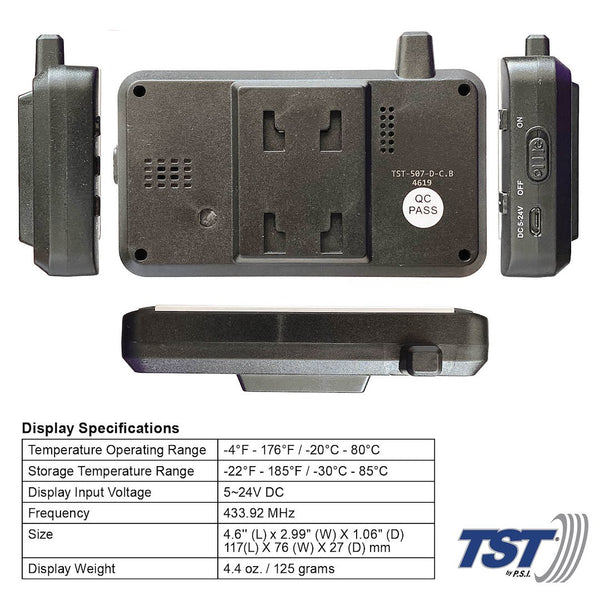 Truck System Technology Tire Pressure Monitoring System (MPN: TST-507-D-C)