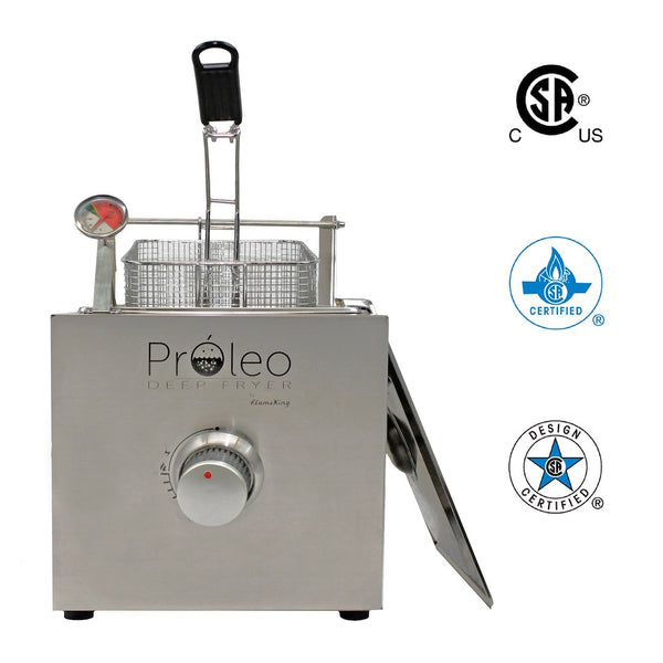 Flame King Portable Deep Fryer (MPN: PROLEO)