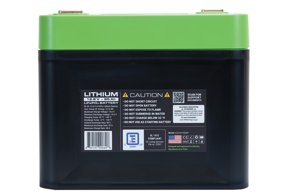 Expion 360 Lithium Iron Phosphate Battery (MPN: EX-G24-95XDP)