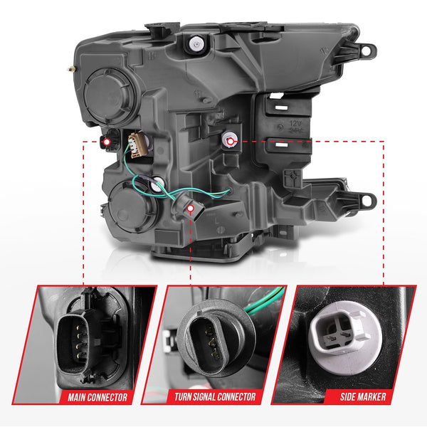 AnzoUSA Headlight Assembly (MPN: 111510)