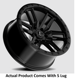 Torque Wheels 18 Inch Satin Black Wheel (MPN: TW411C-18907304-12)