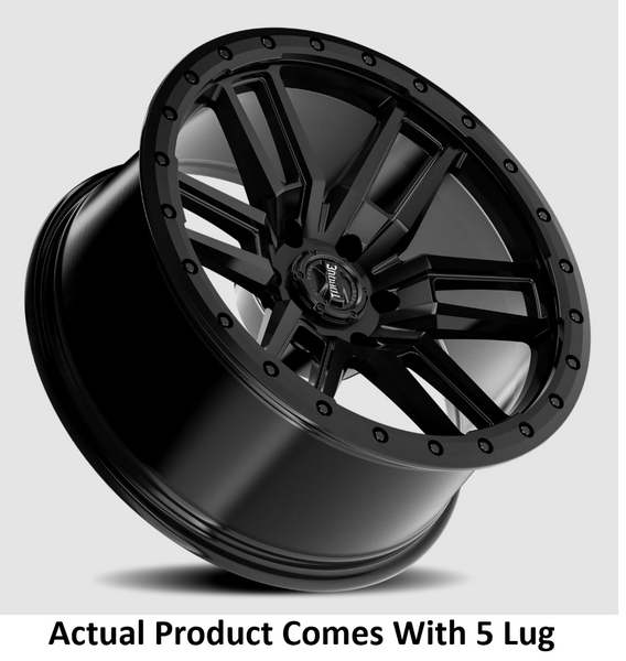Torque Wheels 18 Inch Satin Black Wheel (MPN: TW411C-18907304-12)