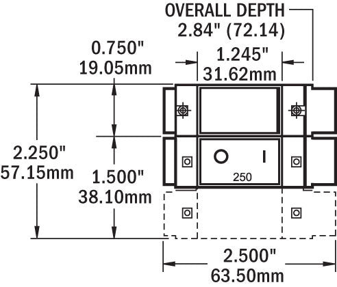 Blue Sea Circuit Breaker C-Series (MPN: 7476-BSS)