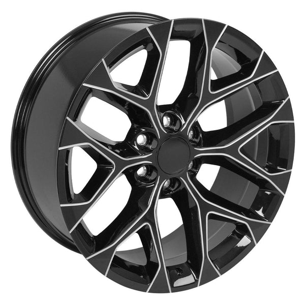 OE Wheels CV98B 22 Inch Aluminum Wheel (MPN: CV98B-22090-6550-24BM)