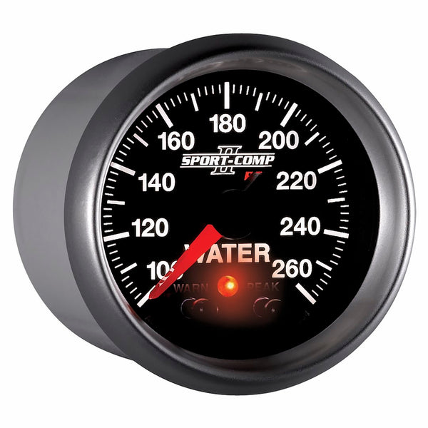 AutoMeter Sport-Comp II Water Temperature Gauge (MPN: 3654)