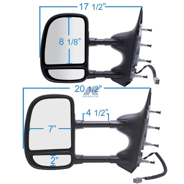 K Source Exterior Towing Mirror (MPN: 61200F)