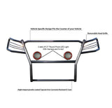 Black Horse Grille Guard Kit (MPN: 17FP10MA-PLFR)