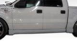 Duraflex Side Skirt Black Fiberglass (MPN: 102261)