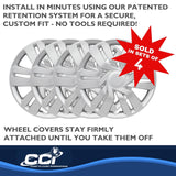 17 Inch Wheel Cover Set by Coast To Coast (MPN: IWC53417S)