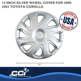 Coast To Coast 14 Inch Wheel Cover Set (MPN: IWC40414S)