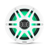 Clarion 6.5-Inch Marine Coaxial Speakers (MPN: CMS-651RGB-SWB)