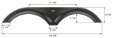 Icon Fender Skirt for Tandem Axle RVs (MPN: 16706)